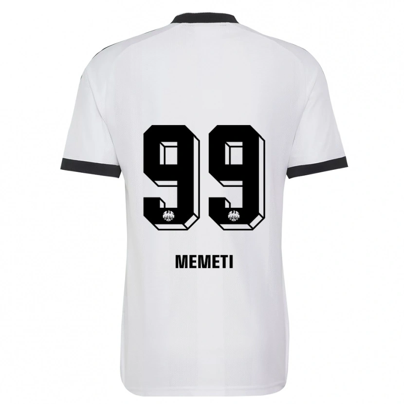 Danxen Barn Ereleta Memeti #99 Svart Vit Bortatröja Matchtröjor 2026/27 Tröjor T-Tröja