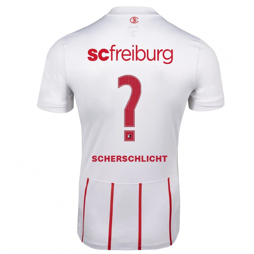 Danxen Barn Mio Scherschlicht #0 Vit Röd Gul Bortatröja Matchtröjor 2026/27 Tröjor T-Tröja