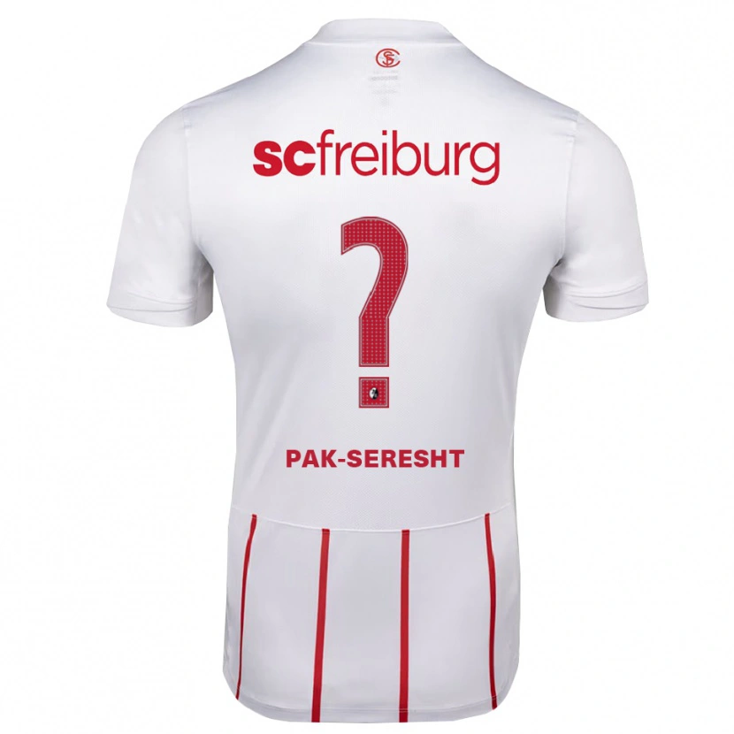 Danxen Barn Puyan Pak-Seresht #0 Vit Röd Gul Bortatröja Matchtröjor 2026/27 Tröjor T-Tröja