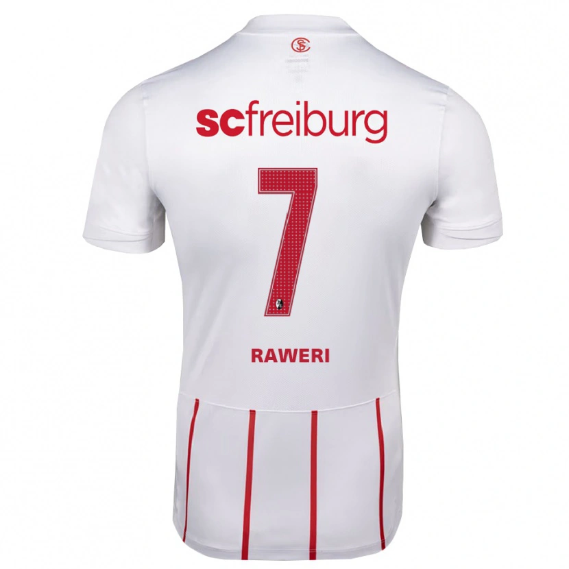 Danxen Barn Krish Raweri #7 Vit Röd Gul Bortatröja Matchtröjor 2026/27 Tröjor T-Tröja