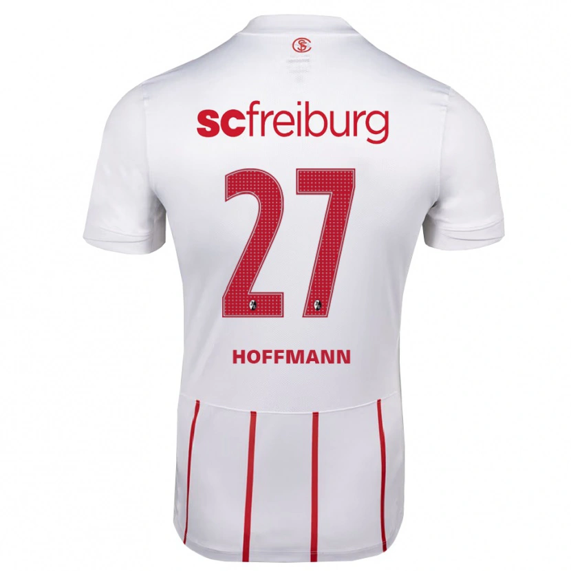 Danxen Barn Giovanna Hoffmann #27 Vit Röd Gul Bortatröja Matchtröjor 2026/27 Tröjor T-Tröja
