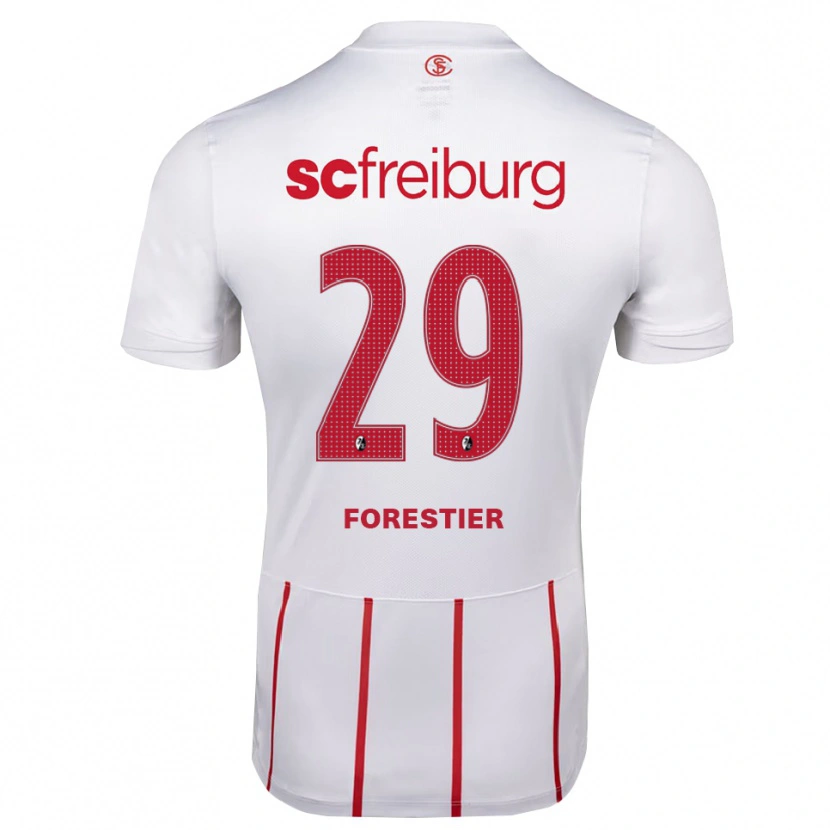 Danxen Barn Luis Forestier #29 Vit Röd Gul Bortatröja Matchtröjor 2026/27 Tröjor T-Tröja