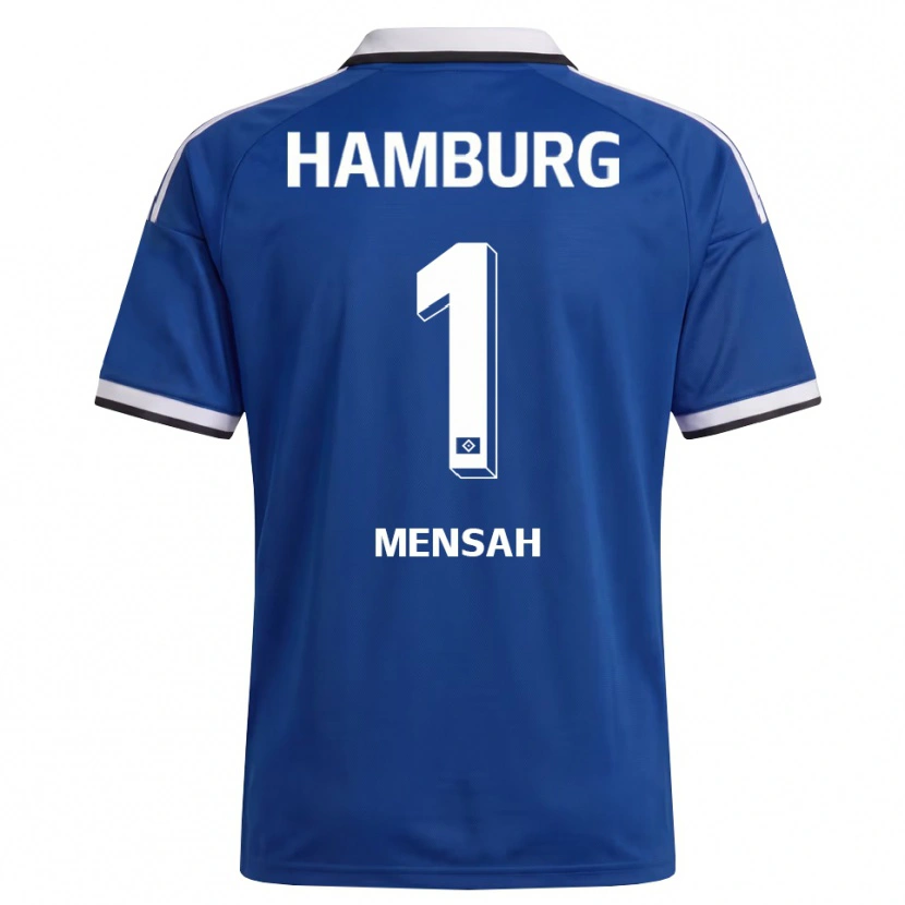 Danxen Barn Steven Mensah #1 Vit Blå Bortatröja Matchtröjor 2026/27 Tröjor T-Tröja