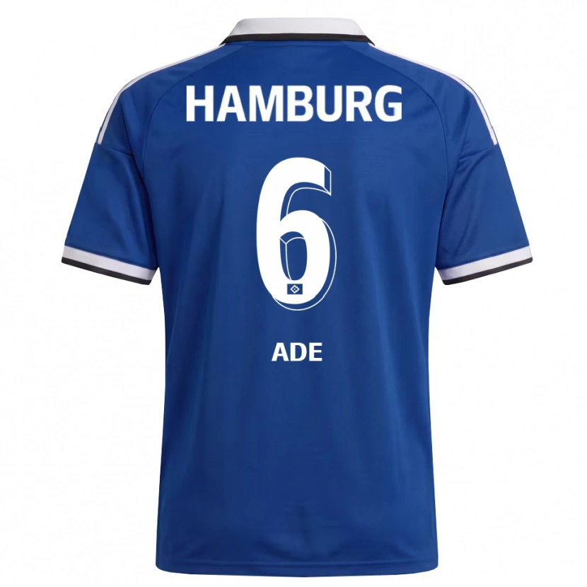 Danxen Barn Jeremy Ade #6 Vit Blå Bortatröja Matchtröjor 2026/27 Tröjor T-Tröja