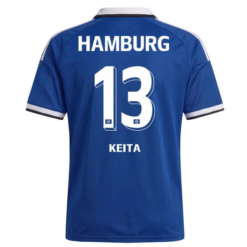 Danxen Barn Mory Keita #13 Vit Blå Bortatröja Matchtröjor 2026/27 Tröjor T-Tröja