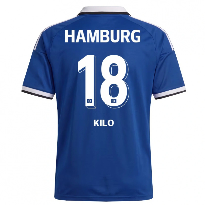 Danxen Barn Jesse Kilo #18 Vit Blå Bortatröja Matchtröjor 2026/27 Tröjor T-Tröja