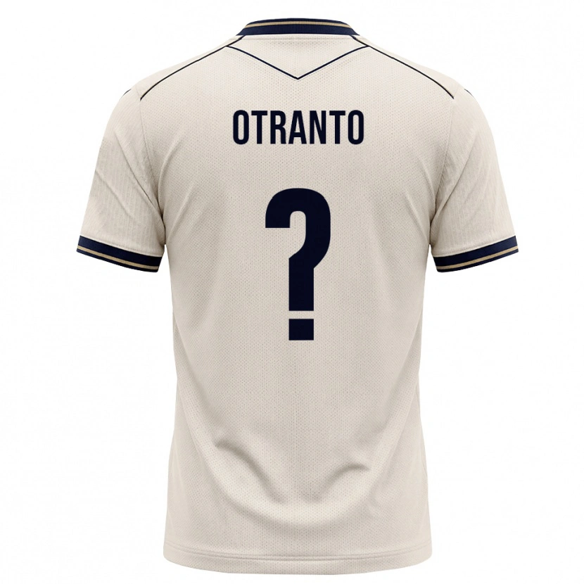 Danxen Barn Clemente Otranto #0 Off-White Bläckblå Bortatröja Matchtröjor 2026/27 Tröjor T-Tröja