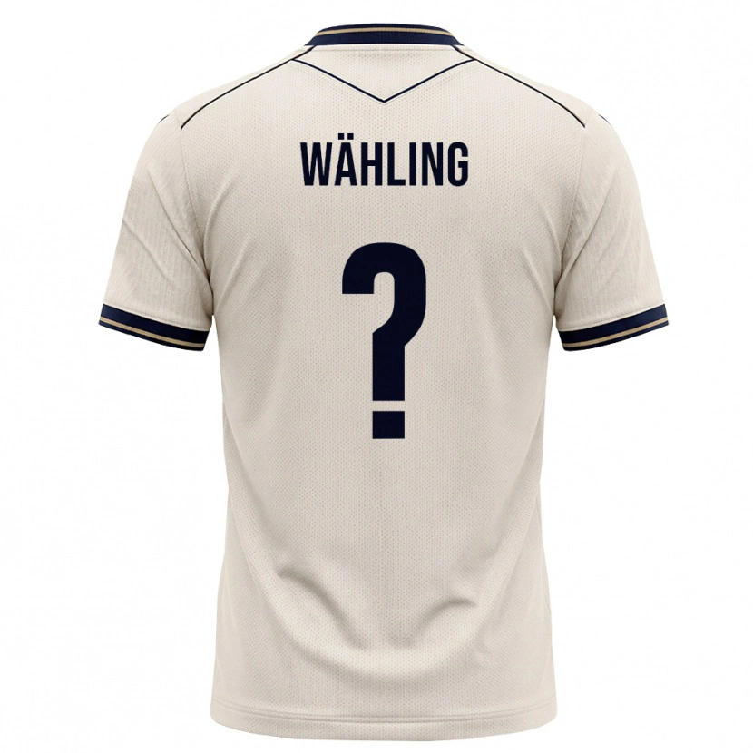 Danxen Barn Jamie Wähling #0 Off-White Bläckblå Bortatröja Matchtröjor 2026/27 Tröjor T-Tröja