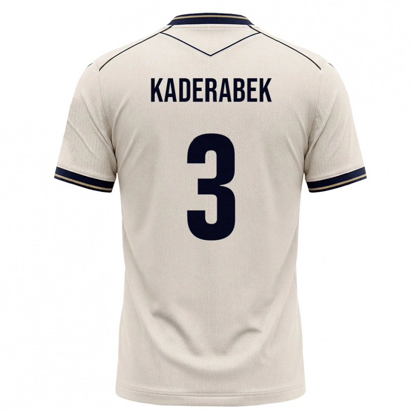 Danxen Barn Pavel Kaderabek #3 Off-White Bläckblå Bortatröja Matchtröjor 2026/27 Tröjor T-Tröja