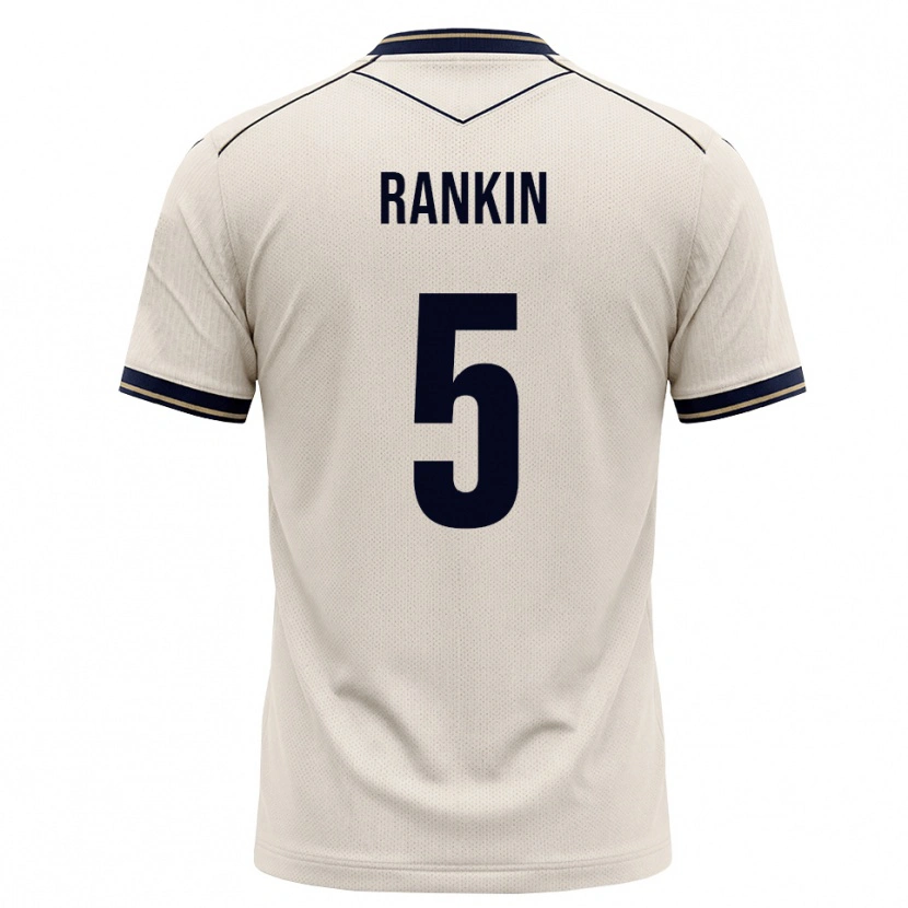 Danxen Barn Jamilla Rankin #5 Off-White Bläckblå Bortatröja Matchtröjor 2026/27 Tröjor T-Tröja