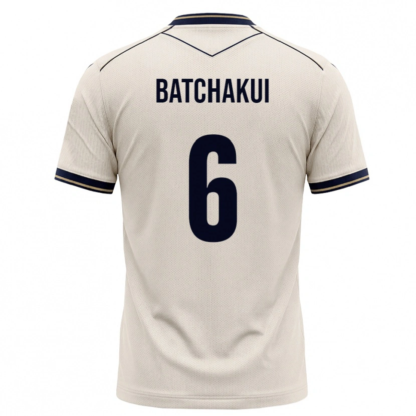 Danxen Barn Kylian Batchakui #6 Off-White Bläckblå Bortatröja Matchtröjor 2026/27 Tröjor T-Tröja