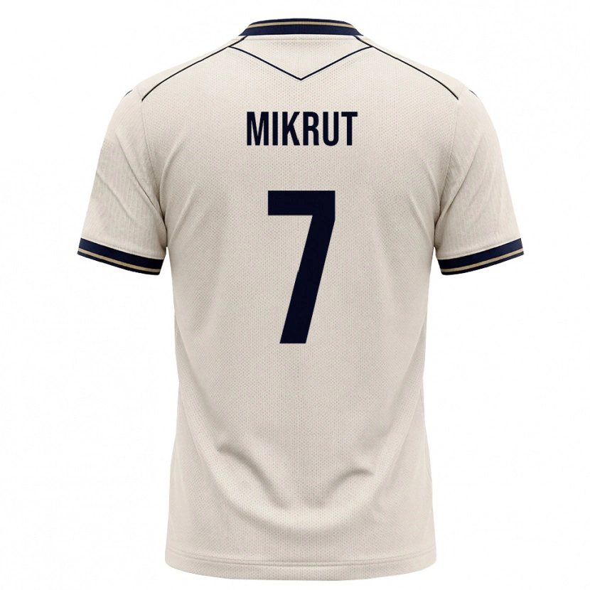 Danxen Barn Noah Mikrut #7 Off-White Bläckblå Bortatröja Matchtröjor 2026/27 Tröjor T-Tröja