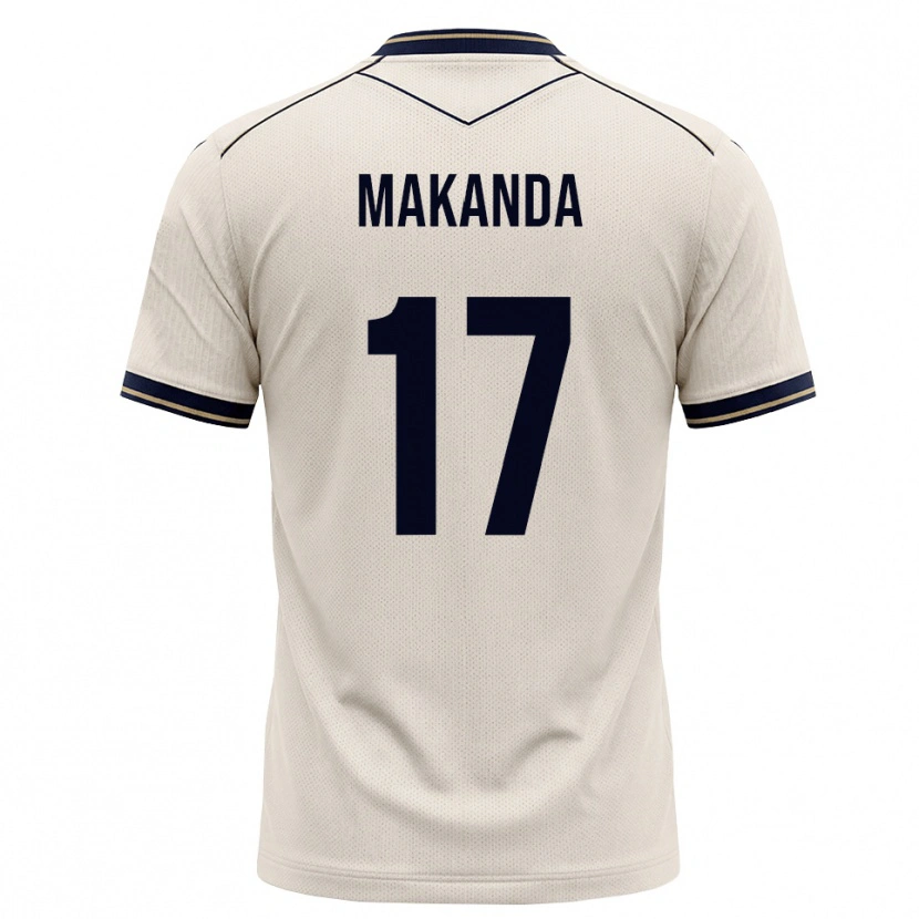 Danxen Barn Blessing Makanda #17 Off-White Bläckblå Bortatröja Matchtröjor 2026/27 Tröjor T-Tröja