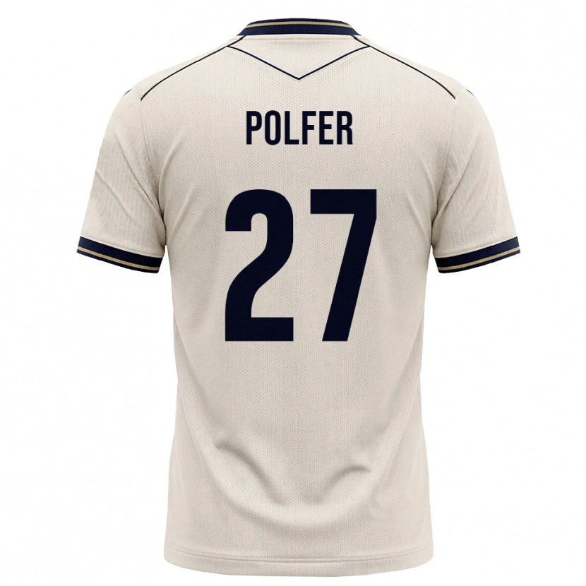 Danxen Barn Jona Polfer #27 Off-White Bläckblå Bortatröja Matchtröjor 2026/27 Tröjor T-Tröja