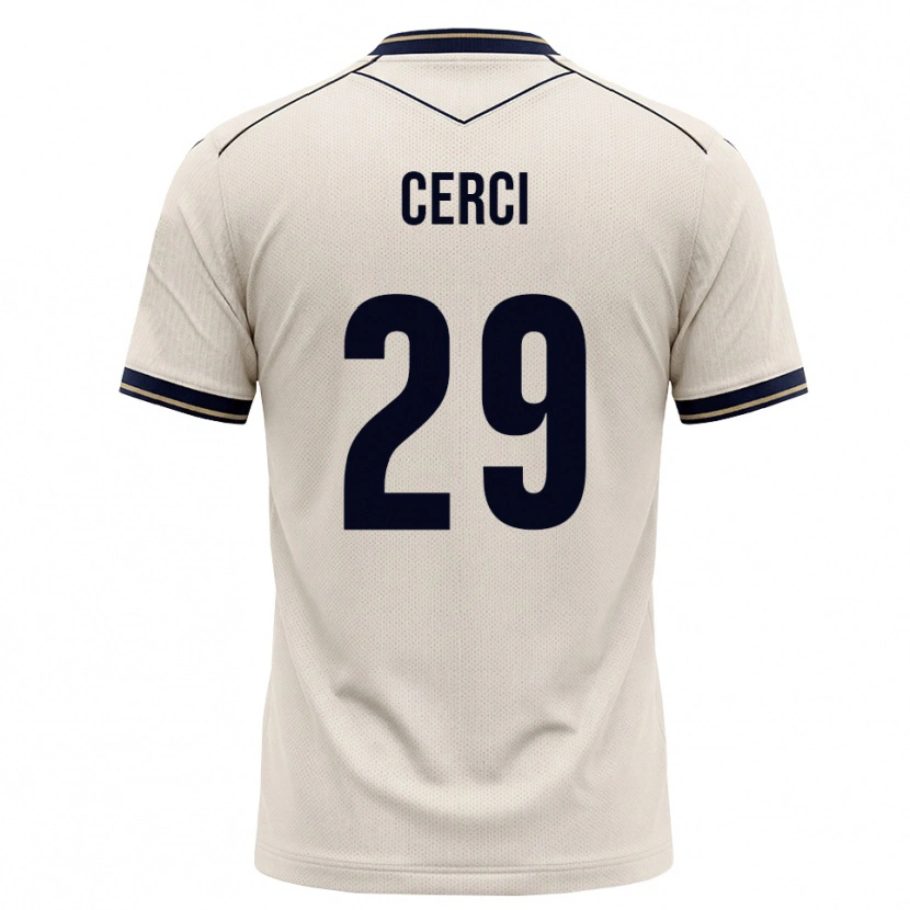 Danxen Barn Selina Cerci #29 Off-White Bläckblå Bortatröja Matchtröjor 2026/27 Tröjor T-Tröja