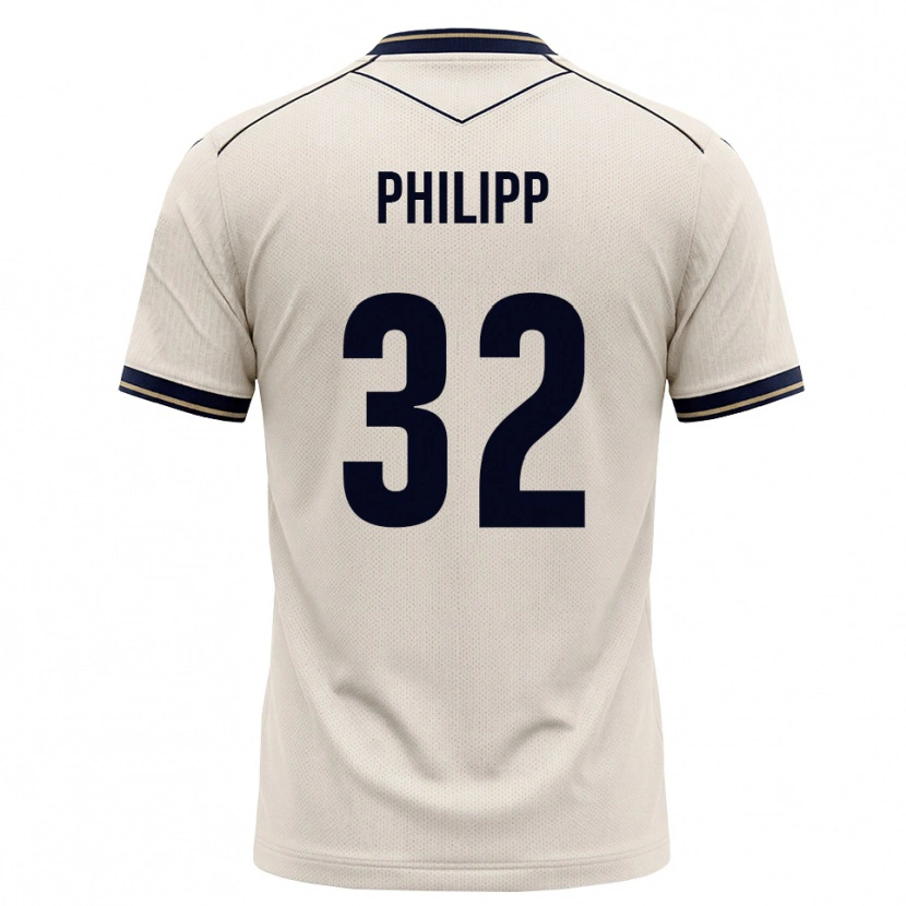 Danxen Barn Tim Philipp #32 Off-White Bläckblå Bortatröja Matchtröjor 2026/27 Tröjor T-Tröja
