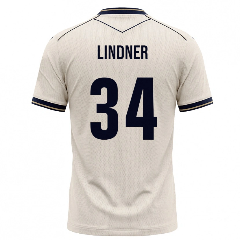 Danxen Barn Sophie Lindner #34 Off-White Bläckblå Bortatröja Matchtröjor 2026/27 Tröjor T-Tröja