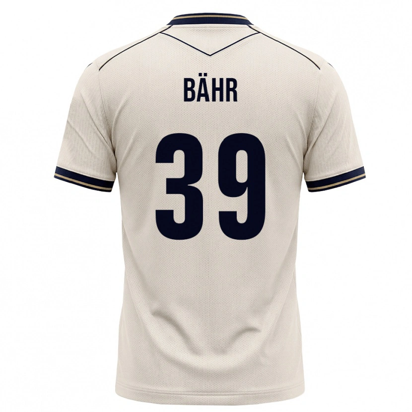 Danxen Barn Florian Bähr #39 Off-White Bläckblå Bortatröja Matchtröjor 2026/27 Tröjor T-Tröja