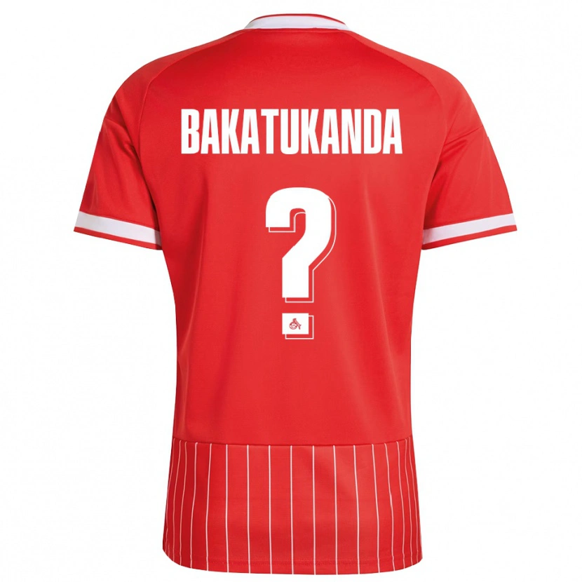 Danxen Barn Elias Bakatukanda #0 Röd Vit Grön Bortatröja Matchtröjor 2026/27 Tröjor T-Tröja
