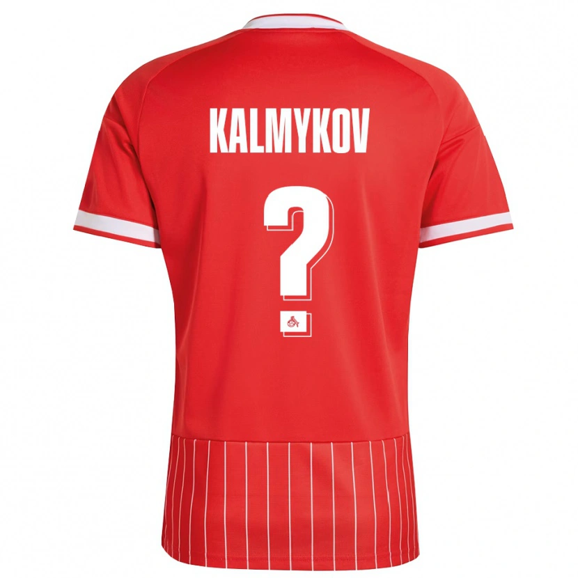 Danxen Barn Arthur Kalmykov #0 Röd Vit Grön Bortatröja Matchtröjor 2026/27 Tröjor T-Tröja