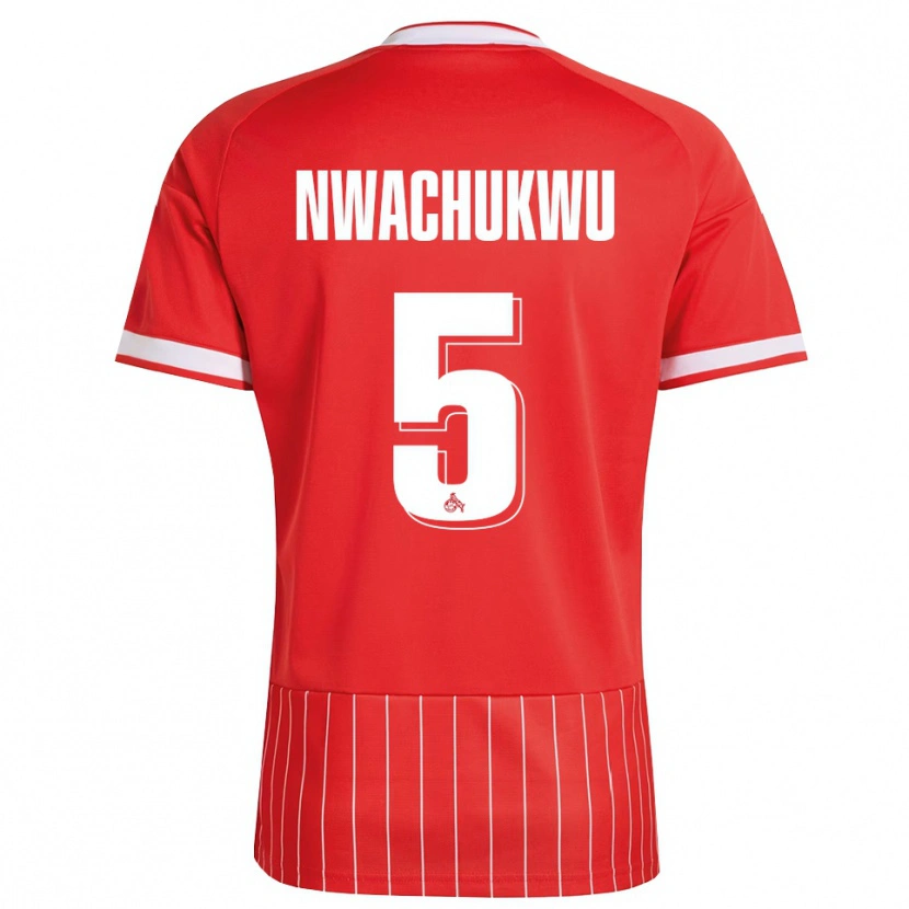 Danxen Barn Ben Nwachukwu #5 Röd Vit Grön Bortatröja Matchtröjor 2026/27 Tröjor T-Tröja