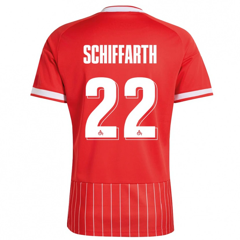 Danxen Barn Julia Schiffarth #22 Röd Vit Grön Bortatröja Matchtröjor 2026/27 Tröjor T-Tröja