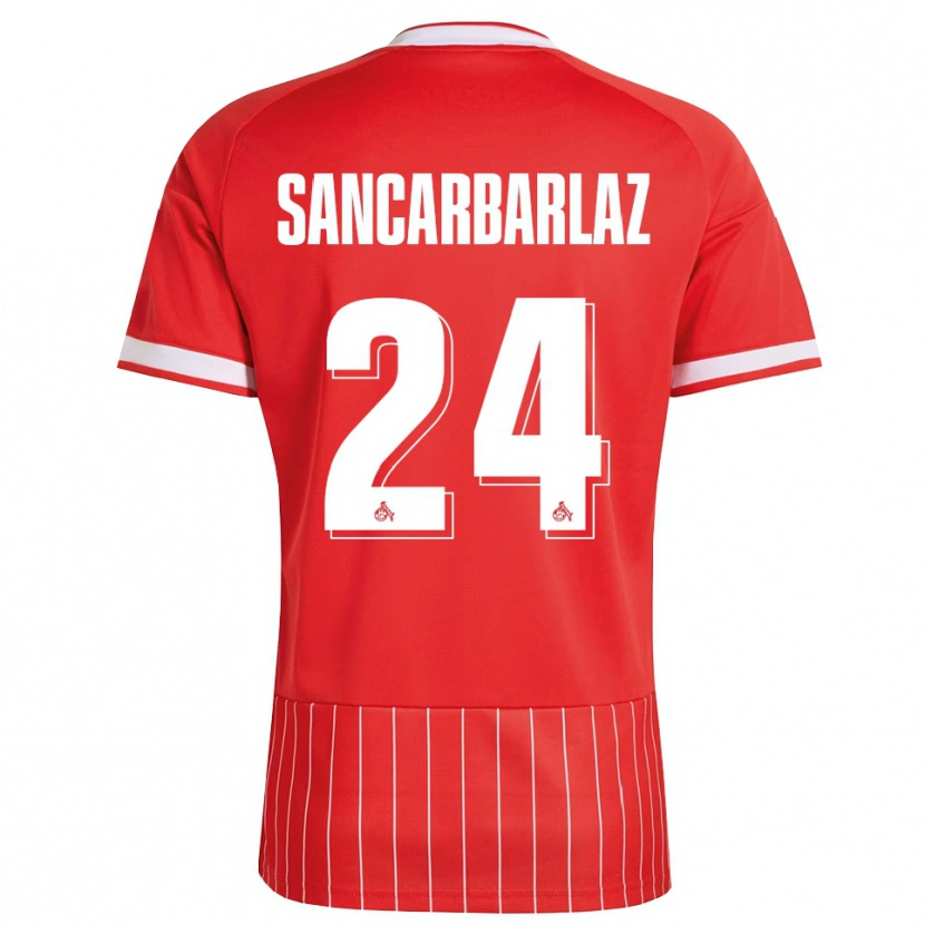 Danxen Barn Keyhan Sancarbarlaz #24 Röd Vit Grön Bortatröja Matchtröjor 2026/27 Tröjor T-Tröja