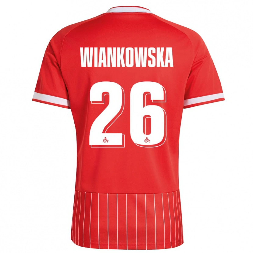 Danxen Barn Martyna Wiankow­ska #26 Röd Vit Grön Bortatröja Matchtröjor 2026/27 Tröjor T-Tröja