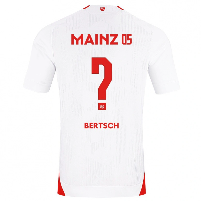 Danxen Barn Paul Bertsch #0 Vit Röd Gul Bortatröja Matchtröjor 2026/27 Tröjor T-Tröja