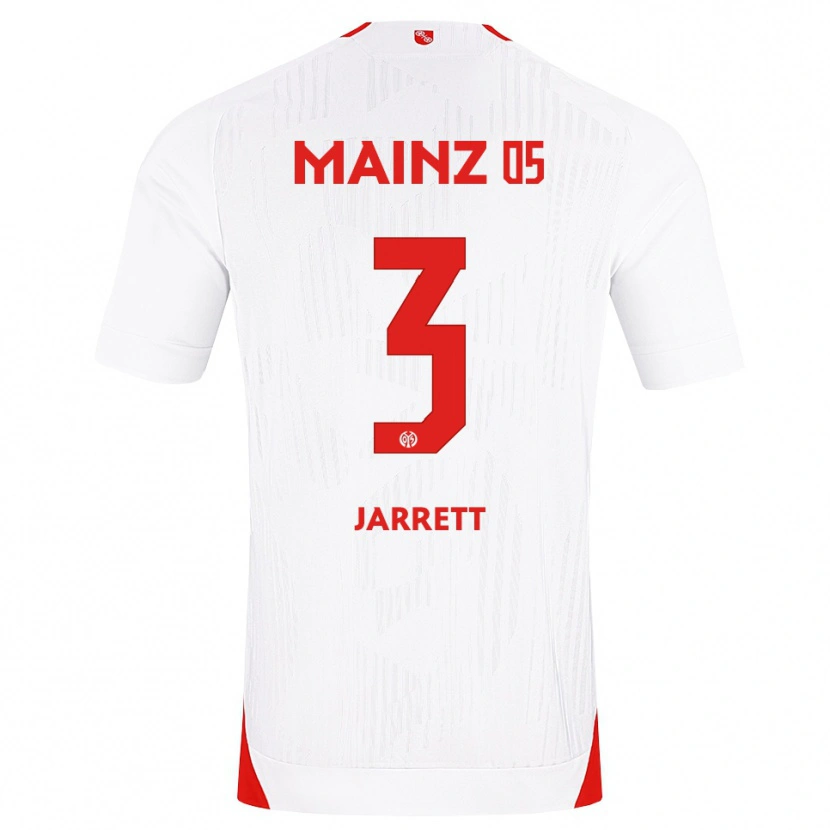 Danxen Barn Tyrone Jarrett #3 Vit Röd Gul Bortatröja Matchtröjor 2026/27 Tröjor T-Tröja