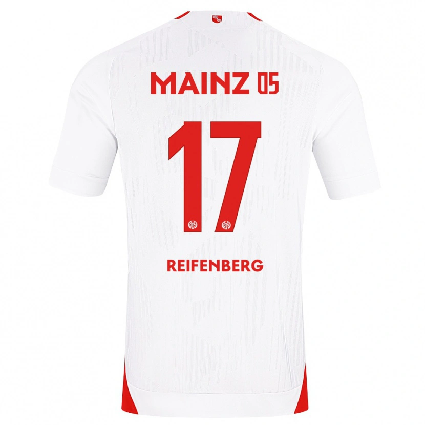 Danxen Barn Michelle Reifenberg #17 Vit Röd Gul Bortatröja Matchtröjor 2026/27 Tröjor T-Tröja