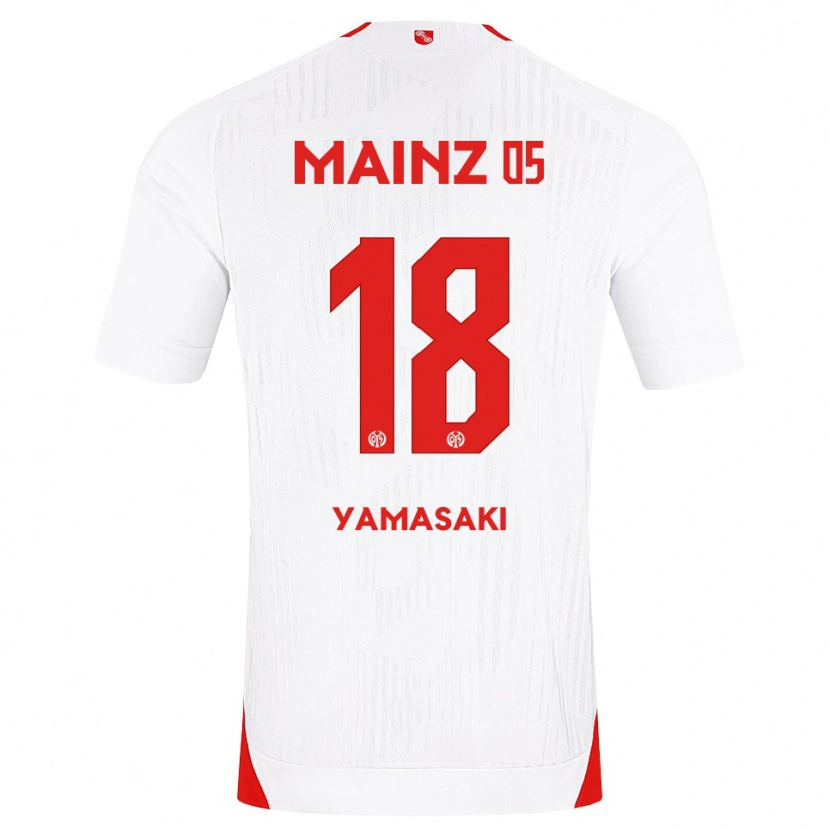 Danxen Barn Taiyu Yamasaki #18 Vit Röd Gul Bortatröja Matchtröjor 2026/27 Tröjor T-Tröja