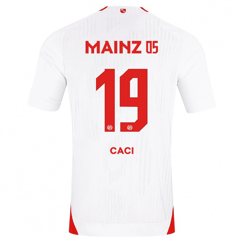 Danxen Barn Anthony Caci #19 Vit Röd Gul Bortatröja Matchtröjor 2026/27 Tröjor T-Tröja
