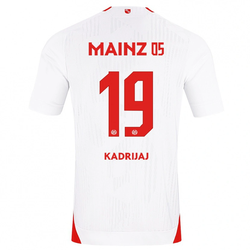 Danxen Barn Smail Kadrijaj #19 Vit Röd Gul Bortatröja Matchtröjor 2026/27 Tröjor T-Tröja
