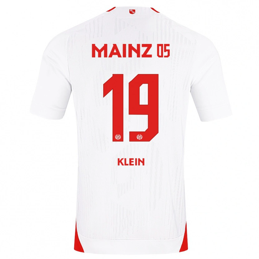 Danxen Barn Yannis Klein #19 Vit Röd Gul Bortatröja Matchtröjor 2026/27 Tröjor T-Tröja