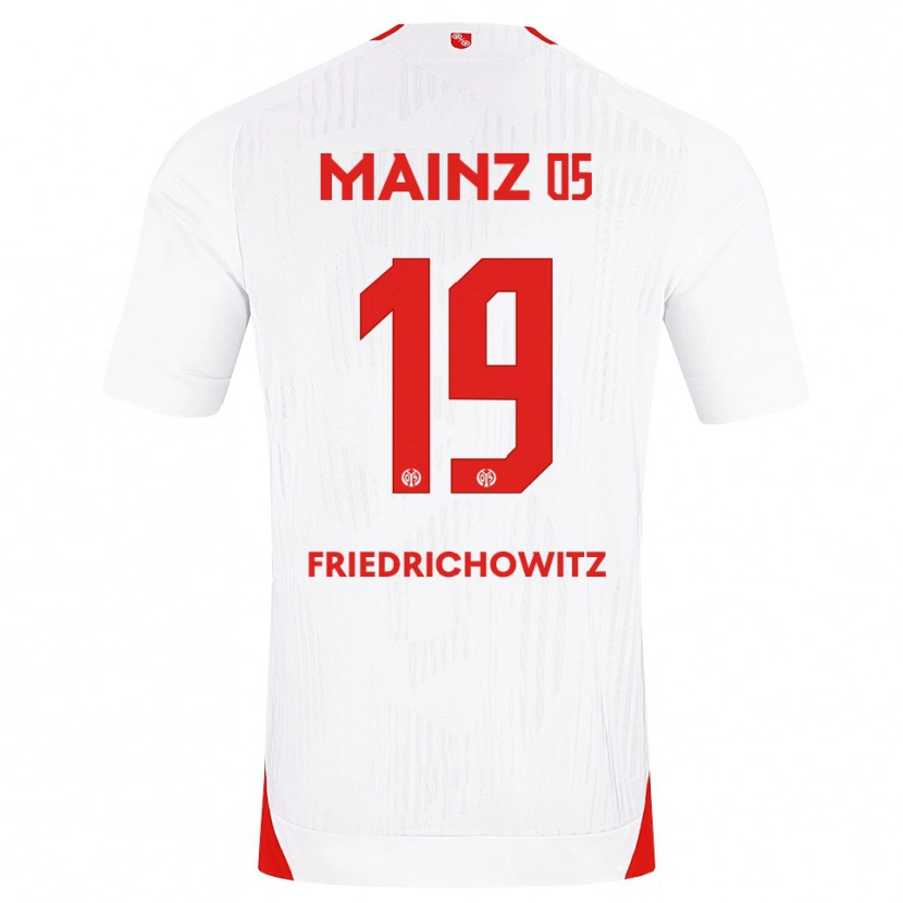 Danxen Barn Anna Friedrichowitz #19 Vit Röd Gul Bortatröja Matchtröjor 2026/27 Tröjor T-Tröja