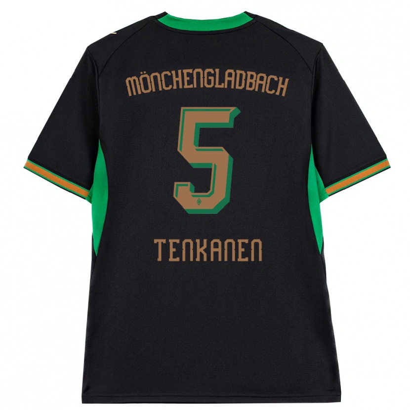 Danxen Barn Luke Tenkanen #5 Svart Orange Grön Brun Bortatröja Matchtröjor 2026/27 Tröjor T-Tröja