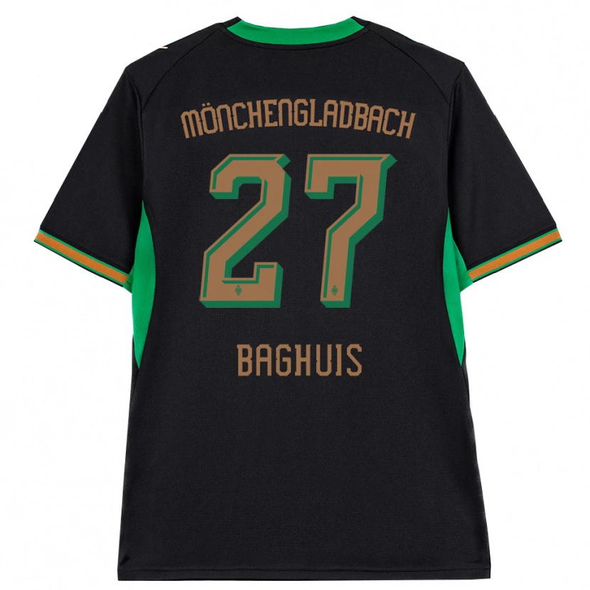 Danxen Barn Chantal Baghuis #27 Svart Orange Grön Brun Bortatröja Matchtröjor 2026/27 Tröjor T-Tröja