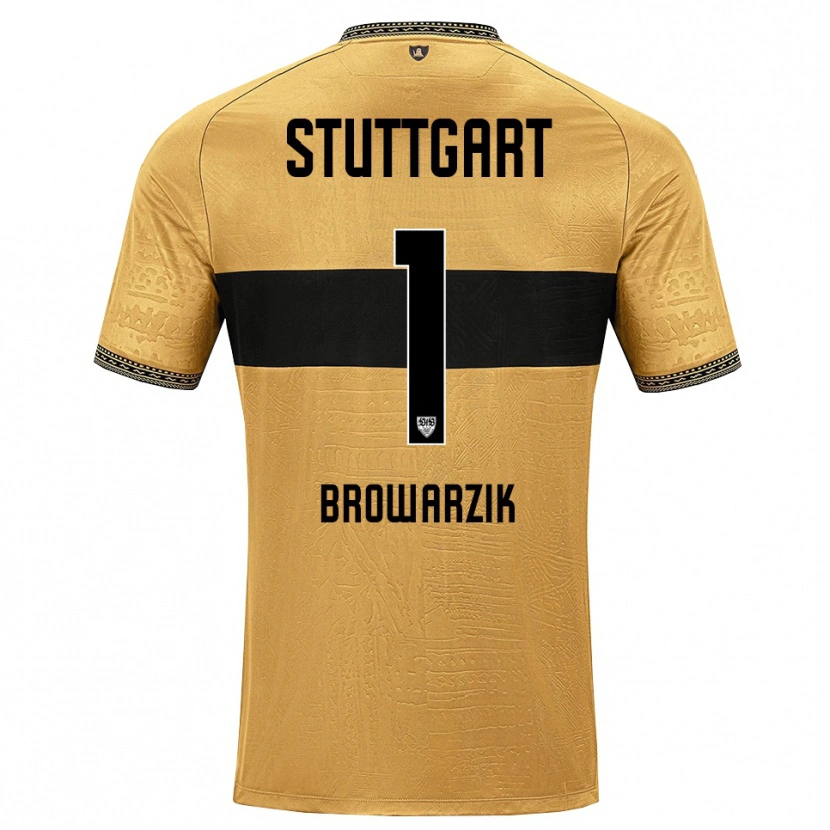 Danxen Barn Timo Browarzik #1 Brun Svart Vit Bortatröja Matchtröjor 2026/27 Tröjor T-Tröja