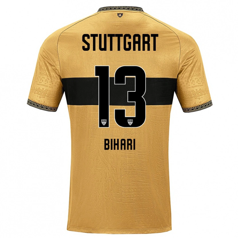 Danxen Barn Ervin Bihari #13 Brun Svart Vit Bortatröja Matchtröjor 2026/27 Tröjor T-Tröja