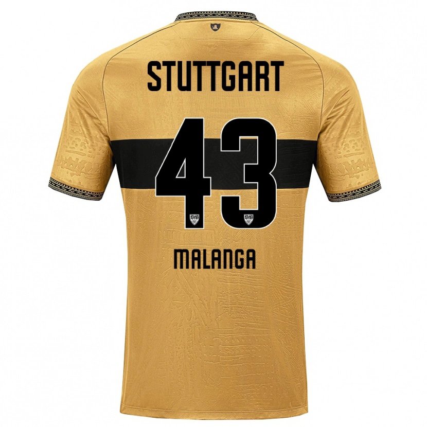 Danxen Barn Jarzinho Malanga #43 Brun Svart Vit Bortatröja Matchtröjor 2026/27 Tröjor T-Tröja