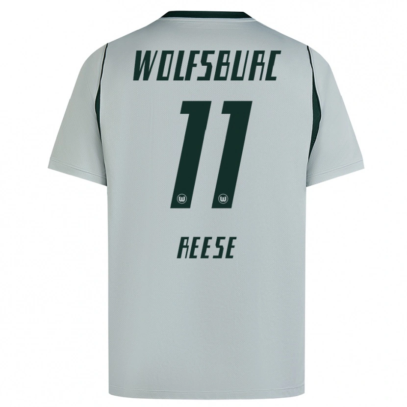 Danxen Barn Fabian Reese #11 Grå Grön Bortatröja Matchtröjor 2026/27 Tröjor T-Tröja