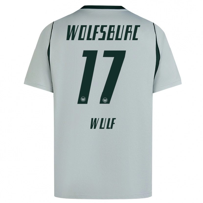 Danxen Barn Diego Wulf #17 Grå Grön Bortatröja Matchtröjor 2026/27 Tröjor T-Tröja
