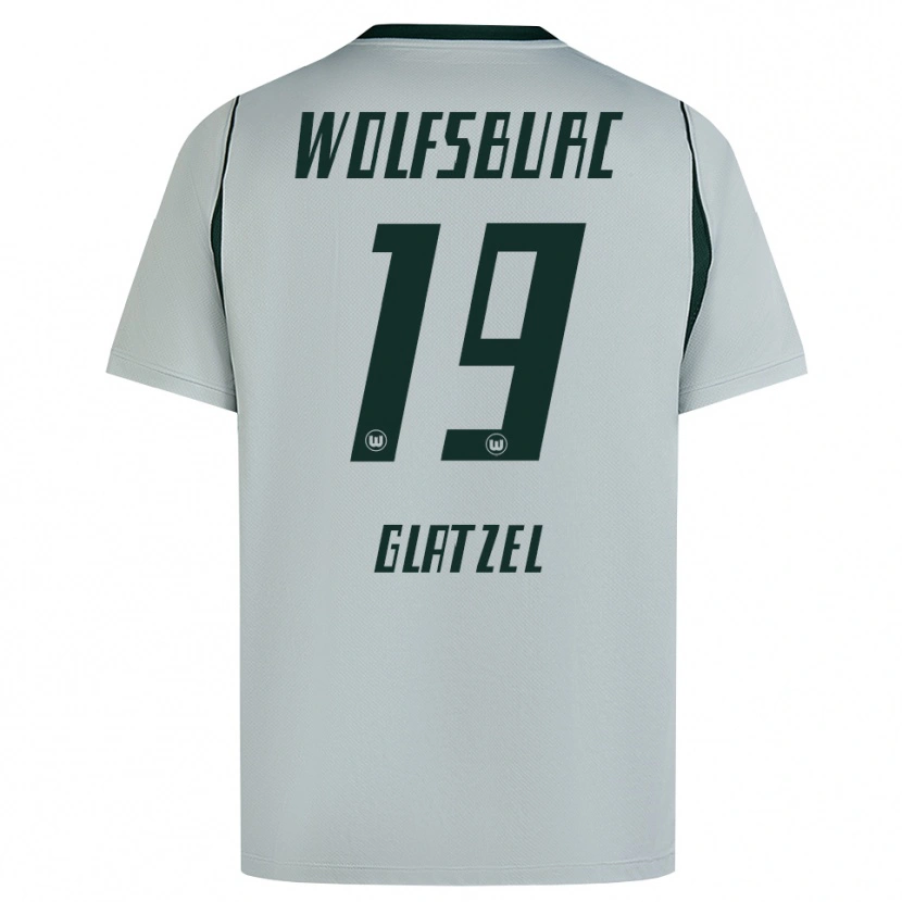 Danxen Barn Robert Glatzel #19 Grå Grön Bortatröja Matchtröjor 2026/27 Tröjor T-Tröja