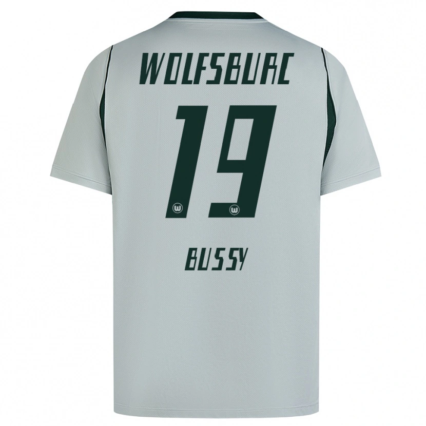 Danxen Barn Kessya Bussy #19 Grå Grön Bortatröja Matchtröjor 2026/27 Tröjor T-Tröja
