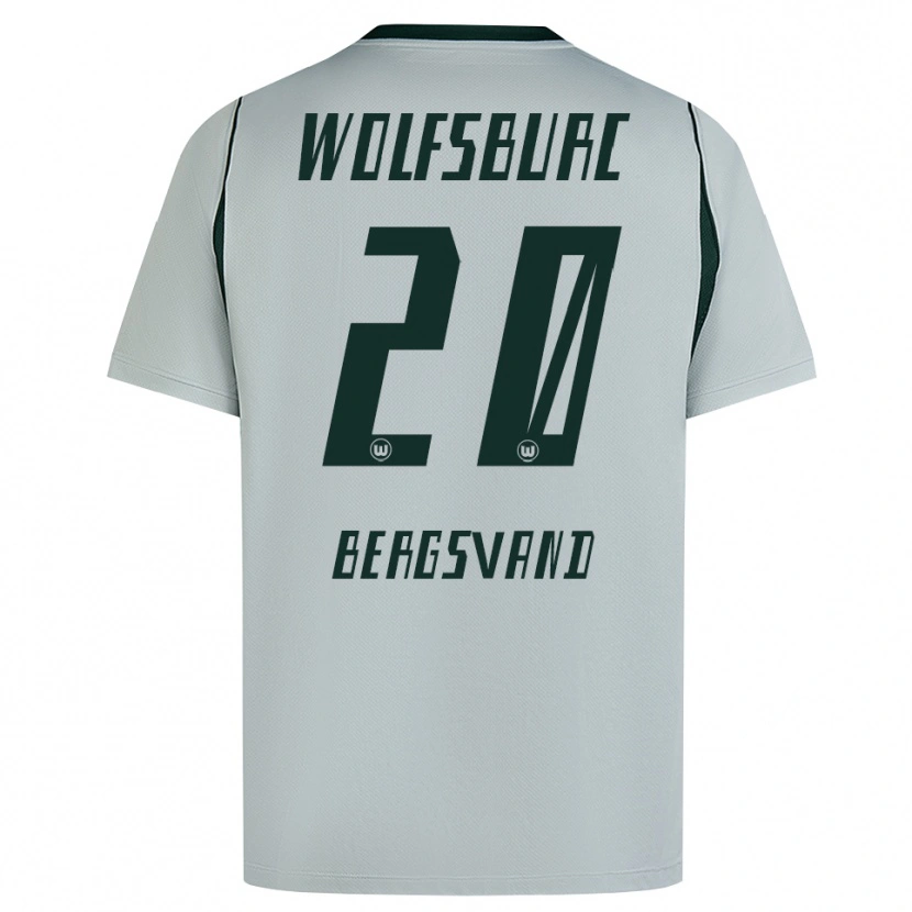 Danxen Barn Guro Bergsvand #20 Grå Grön Bortatröja Matchtröjor 2026/27 Tröjor T-Tröja