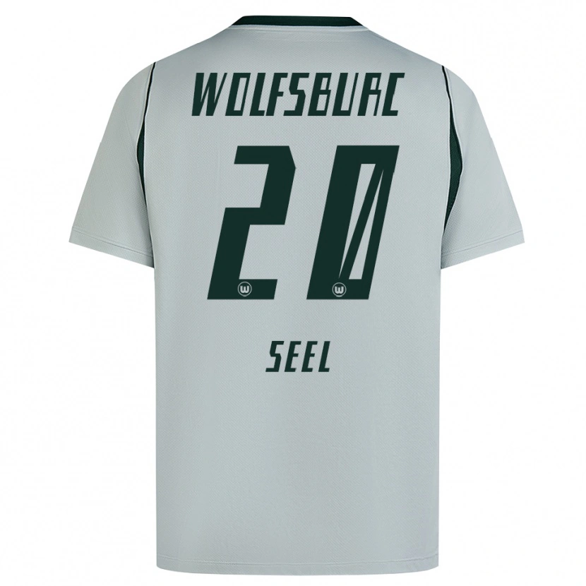 Danxen Barn William Seel #20 Grå Grön Bortatröja Matchtröjor 2026/27 Tröjor T-Tröja