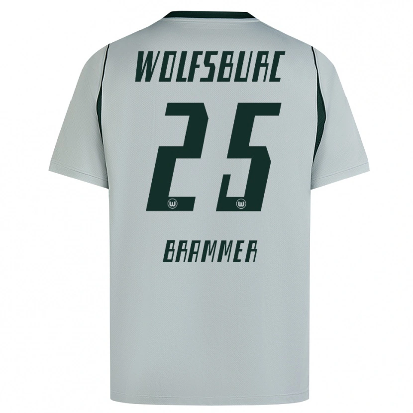 Danxen Barn Ole Brammer #25 Grå Grön Bortatröja Matchtröjor 2026/27 Tröjor T-Tröja