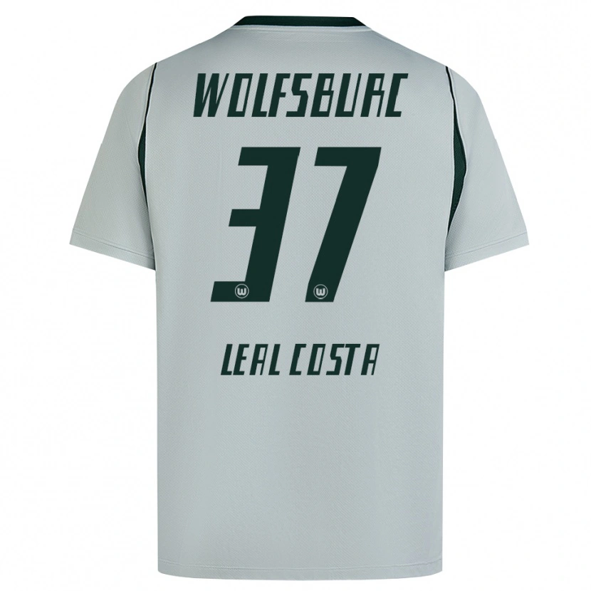Danxen Barn David Leal Costa #37 Grå Grön Bortatröja Matchtröjor 2026/27 Tröjor T-Tröja