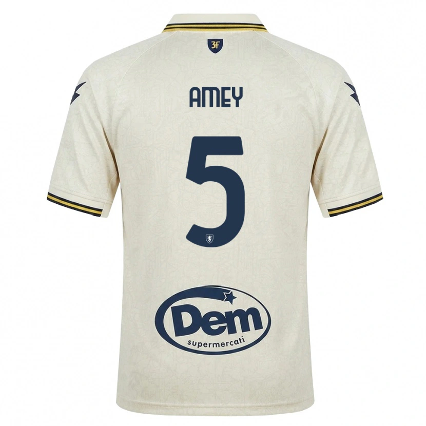 Danxen Barn Wisdom Amey #5 Oldlace Gul Svart Bortatröja Matchtröjor 2026/27 Tröjor T-Tröja